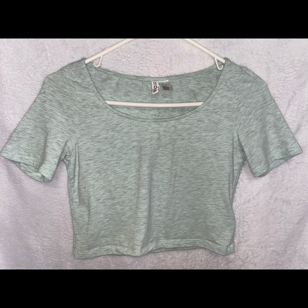 H&M - Mint crop top
